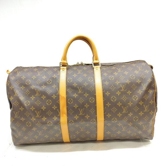 Louis Vuitton Monogram Keepall 55 Boston Bag - Picture 1 of 9
